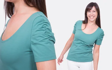 Ärmel mit Raffung nähen