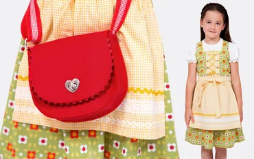 Nähanleitung Dirndlschürze Kinderkleid "Leni"