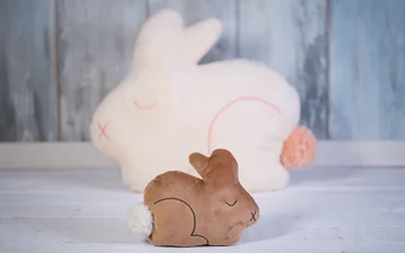 Nähanleitung Schnittmuster Hasenkissen