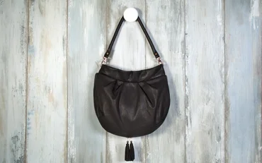 Hobo-Bag aus Leder nähen mit Reißverschluss