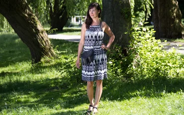 Schnittmuster Jerseykleid für den Sommer