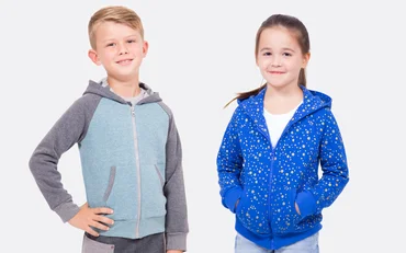 Schnittmuster Kapuzenjacke für Kinder und Teens