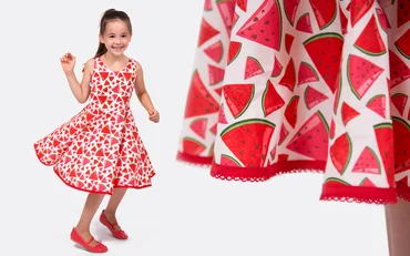 Schnittmuster Kinderkleid Leni