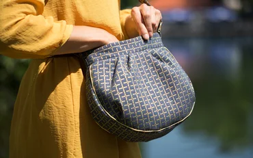 Schnittmuster Schultertasche Hobobag