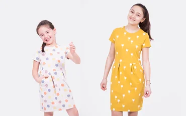 Schnittmuster Tulpenkleid für Kinder und Teens