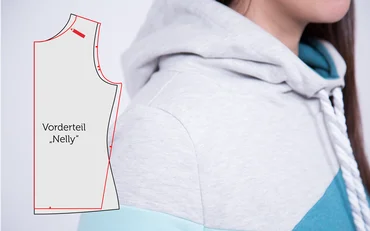 Schnittmuster anpassen: Kapuze tauschen