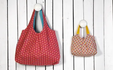 gratis Schnittmuster Tragetasche Wendebeutel