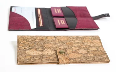 Gratis Schnittmuster Reiseetui aus Korkstoff nähen