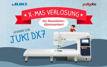 Weihnachtsverlosung Juki Nähmaschine