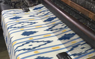 Zungenstoffe Mallorca Weberei