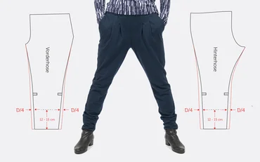 Nähanleitung: Hose anpassen in Länge und Weite