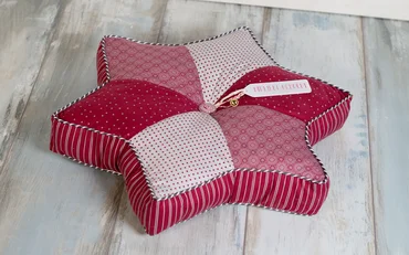 Nähanleitung Sternkissen Geschenkidee