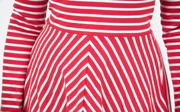 Nähanleitung Streifenstoff richtig zuschneiden