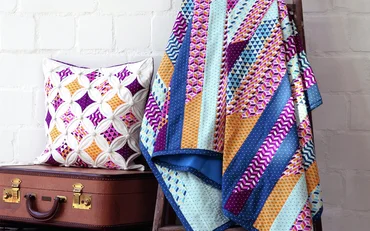 Nähanleitung Patchwork-Kissen