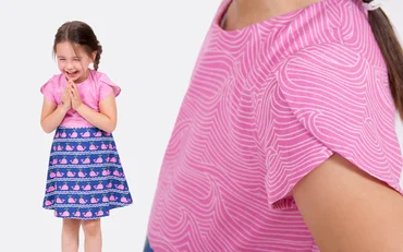 Schnittmuster Dirndlkleid mit Tulpenärmeln Nähvideo