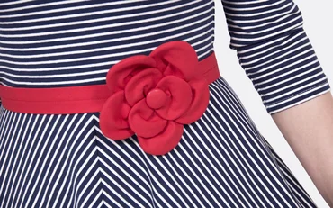 Schnittmuster Gürtel mit Blume oder Schleife