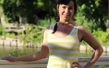 Schnittmuster Skaterdress Ella mit Schleife als Trägerkleid