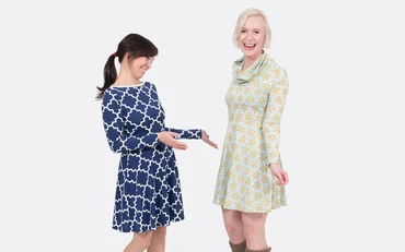 Schnittmuster Skaterkleid Jerseykleid selber nähen