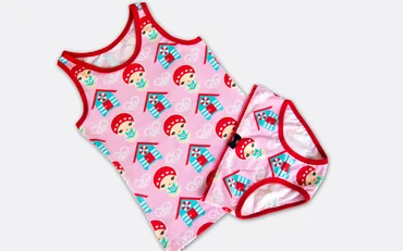 Schnittmuster Unterwäsche-Set für Mädchen