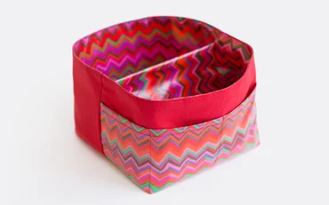 Schnittmuster Utensilo aus Wachstuch