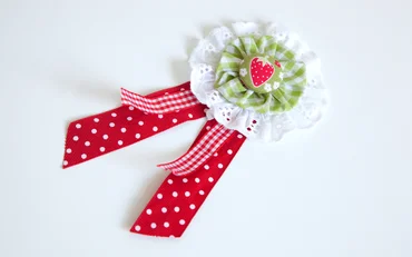 Ansteckorden Verzierung Dekoration selber nähen