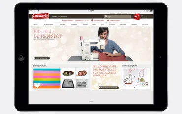 DaWanda Homepage mit pattydoo