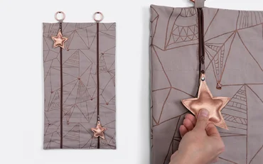 Nähanleitung Advenstkalender gratis Vorlage Weihnachten Dekorationsidee