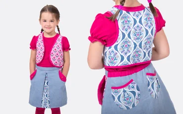 Nähanleitung Kindersteppweste selber nähen