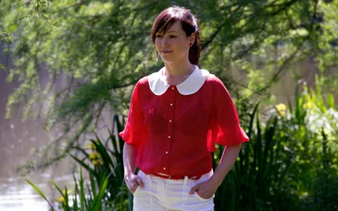 Schnittmuster Bubikragen Bluse nähen lernen