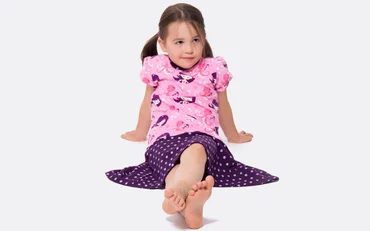 Schnittmuster Jerseykleid für Mädchen nähen macht glücklich