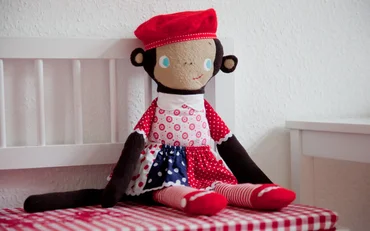 Schnittmuster Kuscheltier Affe