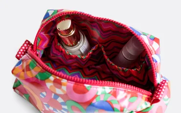 Schnittmuster gratis Kosmetiktasche mit Innenfächern