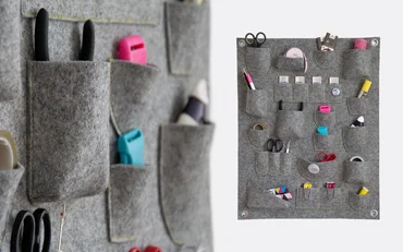 Schnittmuster gratis Wandutensilo Dekoration aus Filz nähen