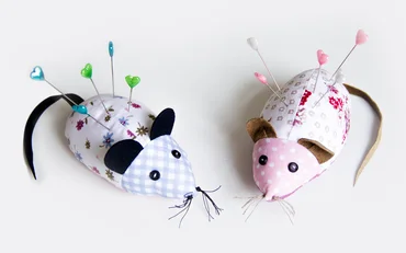 Schnittmuster kostenlos Anfängernähidee Nadelmaus selber nähen