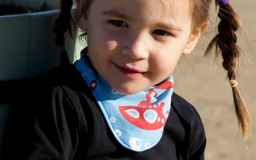 Schnittmuster kostenlos Halstuch für Kinder