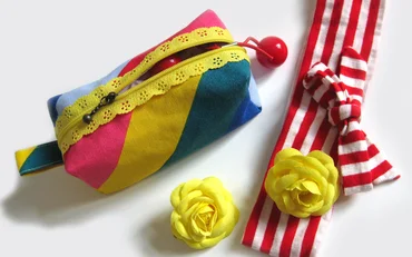 Schnittmuster kostenlos Spitzentäschlein nähen mit Nähanleitung