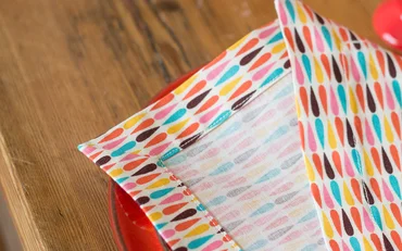 Nähanleitung Briefecke saubere Ecke nähen