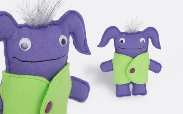 Schnittmuster Freebie Filzmonster Jacke Botschaft Anleitung