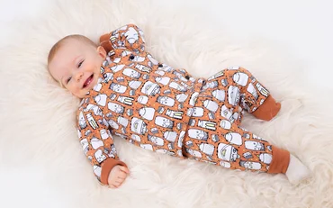 Schnittmuster Baby-Set Wickeljacke und Pumphose mit Nähvideo nähen lernen