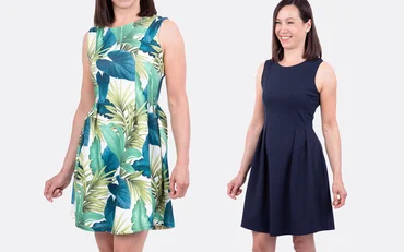 Schnittmuster Sommerkleid nähen lernen mit Anleitung DIY
