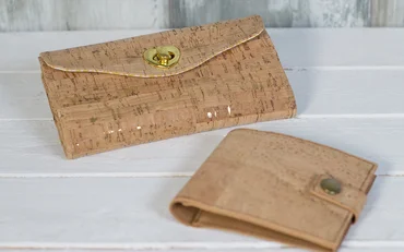 Geldbeutel aus Korkstoff nähen