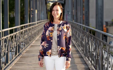 Blouson elegant selber nähen Schnittmuster