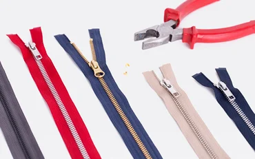 Reißverschluss kürzen Anleitung