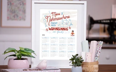 pattydoo Nähkalender 2019 kostenloser Download