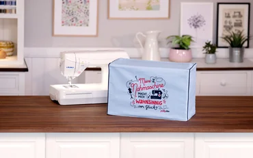 Nähanleitung Nähmaschinenhülle selber nähen