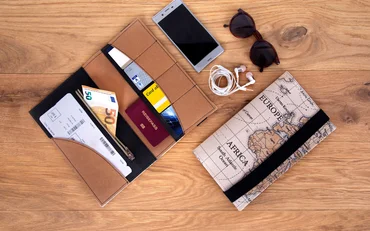 Reiseetui mit Stoffhülle nähen Nähanleitung