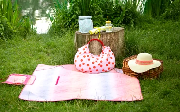 Picknickdecke kostenloses Schnittmuster Vorlage