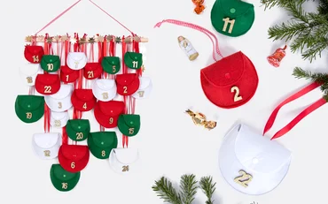 Adventskalender Freebie kosentlose Vorlage Filztaschen selbernähen