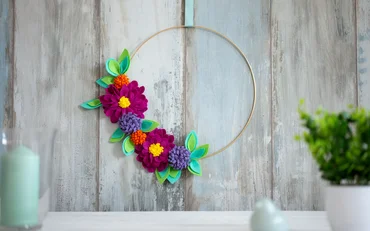 Filzblumen DIY - gratis Anleitung