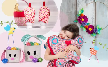 Frühlingsdeko nähen - gratis Schnittmuster und Anleitungen